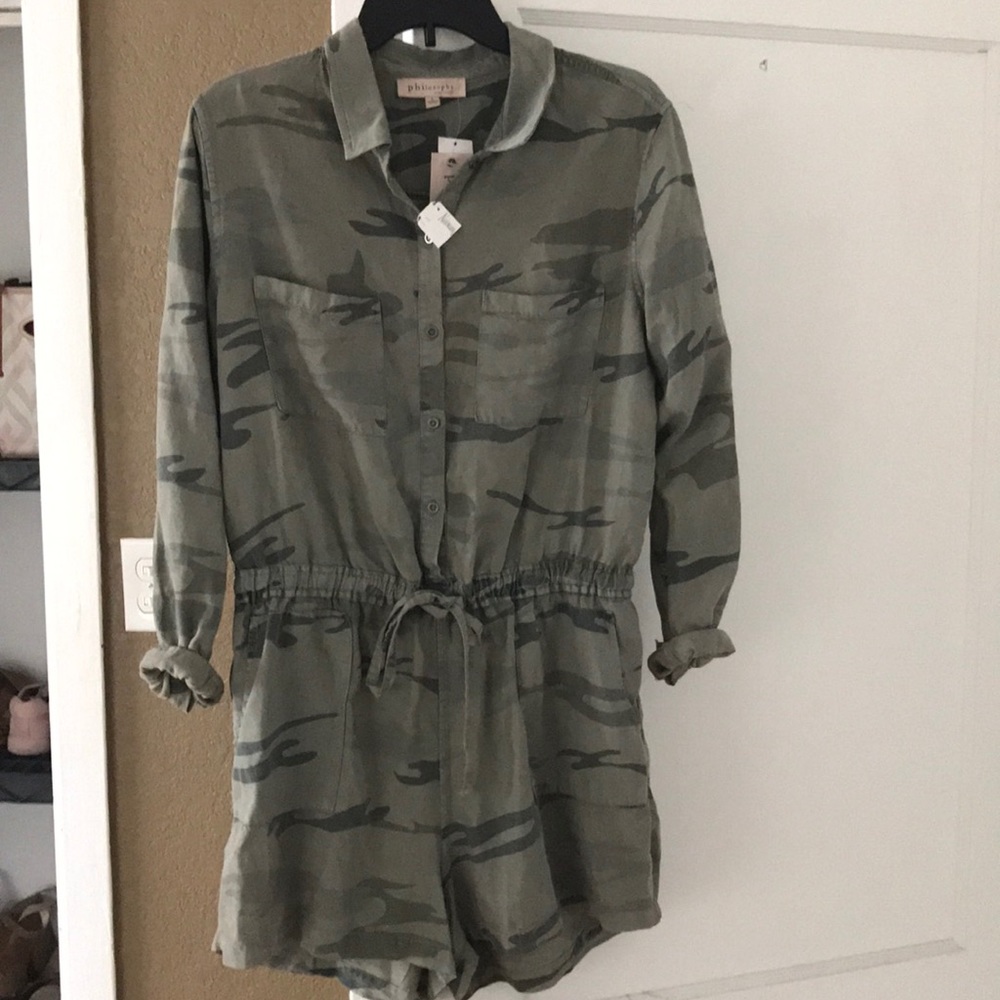 Adorable camo romper
